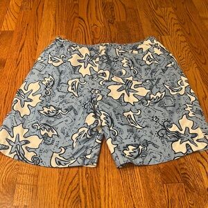 OP Sport Men’s Blue Printed Swim Trunks Size XL
